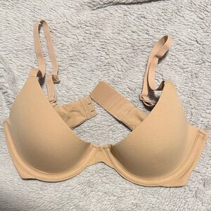 Skims Tan Bra, Low cut lightly padded